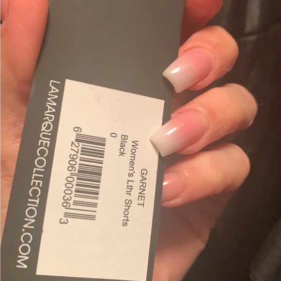 Garnet Leather Shorts in Black
LAMARQUE - REVOLVE -SOLD OUT ONLINE ! Size 0 - Picture 6 of 6